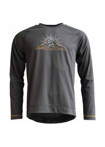 Zimtstern Pureflowz Eco Shirt L/S Cycling jersey Men (S, grey)