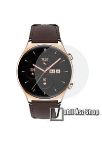 Okosóra előlap védő karcálló edzett üveg - 1db, 0.3mm, 9H, A képernyő sík részét védi - HUAWEI Honor Watch GS 3