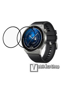 Okosóra Flexible Nano Glass rugalmas edzett üveg - 2db, 3D Curved, A teljes kijelzőt védi! - HUAWEI Watch GT 3 Pro 43mm