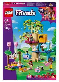 Lego Friends 42666 Katzengeburtstagsparty & Baumhaus