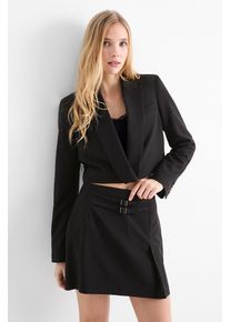 C&A Krótki żakiet-relaxed fit, Czarny, Rozmiar: 40