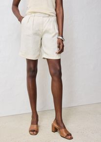Bermuda 100 % lin - beige - taille 44 - lin - bonprix