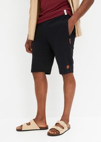 Bermuda en molleton Regular Fit - noir - taille 62/64 (4XL) avec coton - bonprix