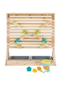 My Baby Lou Wasserspielwand , Naturfarben , Holz, Kunststoff , Tanne , massiv , 91.5x93.5x54.5 cm , unisex , Fsc, EN 71 , Freizeit & Co, Gartenspielzeug, Wasserspielzeug