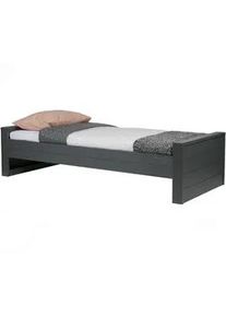 Livetastic Bett , Dunkelgrau , Holz , Kiefer , massiv , 90x200 cm , Schlafzimmer, Komplette Schlafzimmer und Serien, Schlafzimmerserien