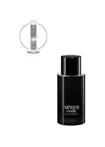 Armani Code Homme Eau de Toilette Spray - Recarregável Perfumes Male 75 ml