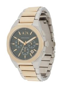Armani Exchange Heren Analoog horloge 'RAFAEL' goud / donkergroen / zilver One Size