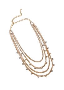SOHI Dames Ketting 'Seeta' zilver Onesize