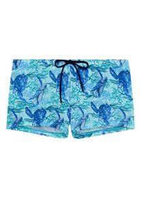 HOM Heren Zwembroek ' Swim Shorts Tartane ' blauw S