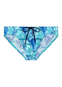 HOM Heren Zwembroek ' Swim Micro Briefs Tartane ' blauw S