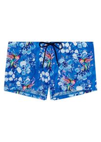 HOM Heren Zwembroek ' Swim Shorts Colibris ' blauw / gemengde kleuren S