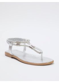 Trendyol Zehentrenner Damen silber Größe 36
