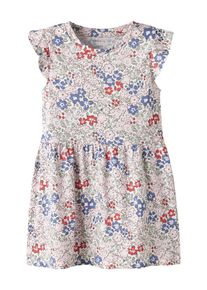 name it Jurk 'NMFHaile' blauw / lichtgroen / rood / wit 92