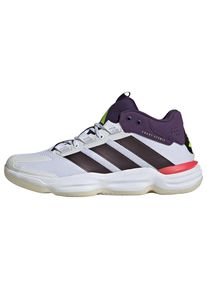 adidas Performance Sportschuh 'Court Stabil' Herren grasgrün / dunkellila / schwarz / weiß Größe 39/39.5