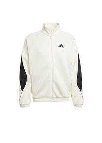 adidas Sportswear Bluza rozpinana sportowa 'Stadium' dla mężczyzn czarny / biały Rozmiar M