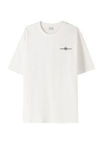 Bershka T-Shirt Herren schwarz / weiß Größe XS