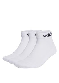 adidas Sportswear Șosete sport 'Linear Cushioned' Bărbaţi alb, Mărimea 34-36