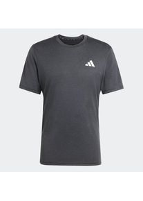 adidas Performance Funktionsshirt 'Train Essentials Feelready Novelty' Herren schwarzmeliert / weiß Größe XS