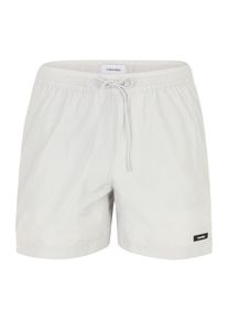 Calvin Klein Swimwear Heren Zwemshorts lichtgrijs / zwart S