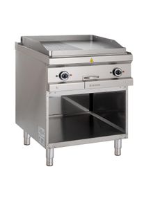 MBM Plancha électrique série 77 – 70/70 ½ lisse, ½ rainurée| Professionnel | HoReCa | CHR