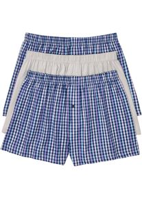 Boxer larghi in jersey (pacco da 3) - Blu - Taglia 5 (M) - bonprix