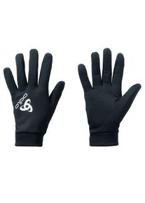 Odlo Unisex Strechfleece Liner Handschuhe schwarz