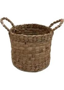 Landscape Regalkorb , Naturfarben , Naturmaterialien , 4.76 l , rund , 17 cm , Handmade in Vietnam , Griffe, handgemacht , Ordnen & Aufbewahren, Deko-& Aufbewahrungsboxen, Regalboxen & Stehsammler