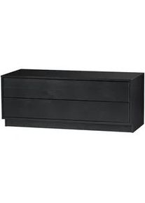 Livetastic Lowboard , Schwarz , Holz , Kiefer , massiv , 100x40x40 cm , erweiterbar, in verschiedenen Größen erhältlich , Holzmöbel, Wohnwände Holz, Lowboards Holz
