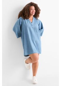 C&Amp;A Vestito a tunica di jeans, Blu, Taille: 3XL