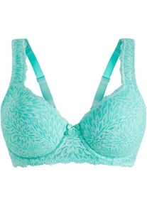 bonprix Mujer, Sujetador con tirantes acolchados, verde, 115