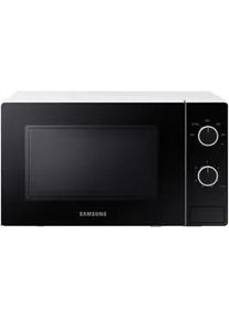 Samsung Mikrowelle , Schwarz, Weiß , Metall, Glas , 48.8x29.1x38.0 cm , Garraumbeleuchtung, Auftaufunktion, Signalton, Timerfunktion, Kindersicherung , Küchen, Küchenelektrogeräte, Mikrowellen