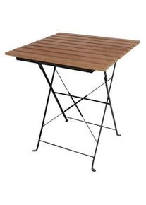 Mesa de imitação de madeira quadrada 600 x 600mm. Bolero GJ765