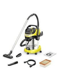 Kärcher Kärcher Aspirador en Seco y Húmedo WD 6 P S V-30/6/22/T,filtro cartucho,filtro fieltro, 130 W,depósito 30l, función soplado,boquilla suelo y ranura