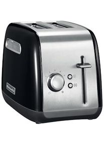 KitchenAid tostador 2 ranuras cortas negro classic metalico 5kmt2115eob