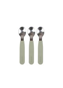 Filibabba Silicone spoons 3-pack - Green