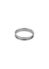 Gobel - Aro de tarta - Alto borde redondo - Espesor de 4/10 - Ø 140 mm - A27 mm - Inox - 834942