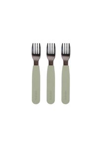 Filibabba Silikone gafler 3-pak - Green