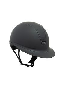 Samshield Riding Helmet Miss Shield 2.0 SM, Trim + Blazon Matt Black, 300 Swarovski Jet Hematite