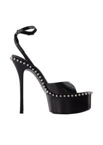 Alexander Wang Scarpe décolleté & High Heels - Nova 145 Sandals - Leather _ Black nero - Gr. 38 (EU)