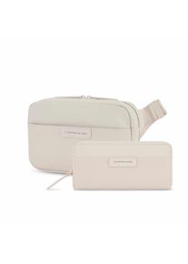 Kapten & Son Kapten & Son Bag Set Bergen Pro Crossbody Sandstone & Bergen Pro Wallet Large Sandstone beige