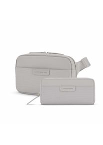 Kapten & Son Kapten & Son Bag Set Bergen Pro Crossbody Greige & Bergen Pro Wallet Large Greige Greige
