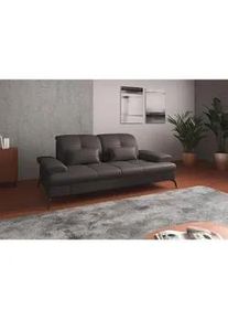 Sit & More Sit & More 3-Sitzer-Sofa , Mokka , Leder , Echtleder , Nappaleder , 212x90x122 cm , Goldenes M, Oeko-Tex® Standard 100, Made in Europe, DGM-Klimapakt , Rücken echt, Armteil links, Armteil rechts , Wohnzimmer, Sofas & Couches, Sofas, 3-Sitzer Sofas