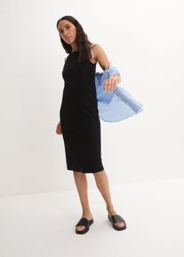 Stretch shirtjurk met biologisch katoen - zwart - maat 56/58 (3XL) - met katoen - bonprix