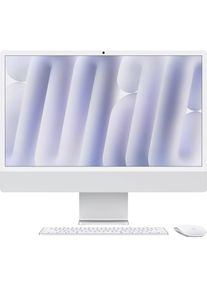 Apple iMac 24 Retina 4.5K 24" Desktop-PC Apple M4 Chip 10-Core CPU 16GB RAM 512GB SSD MacOS silber