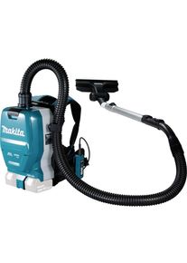 Makita DVC261ZX15 Akku-Rucksackstaubsauger Staubsauger 2 Liter ohne Akku ohne Ladegerät türkis