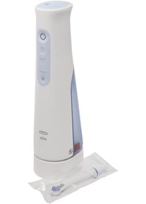 Braun Oral-B AquaCare 4 Munddusche Mund Reiniger 2 Wasserintensitäten Oxyjet-Technologie 4 Reinigungsmodi weiß