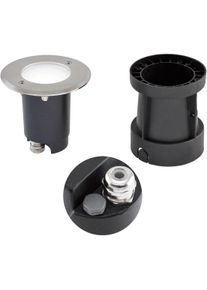 EVN Lichttechnik EVN TALPA LED Bodeneinbau, rund, schwenkbar, Edelstahl/Alu, inkl. Leuchtmittel, IP67, 230V, 4,6W, 4000K, 390lm, mit selbstentl&uuml;ftendem Ventil, Edelsta