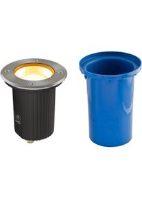 EVN Lichttechnik EVN LED Bodeneinbau, rund, schwenkbar, inkl. LM, IP67, 230V, 4,6W, 3000K, 370lm, EDS / Alu (678235402)