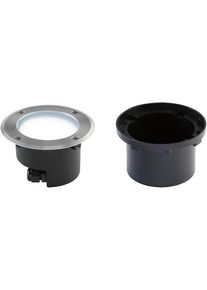 EVN Lichttechnik EVN LED Bodeneinbau, rund, EDS / Alu, inkl. LM, IP67, 230V, 6W, 6000K, 470lm, Edelstahl (677010061)