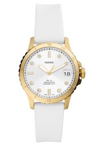 Fossil Analoguhr Damen gold / silber / weiß Größe One Size